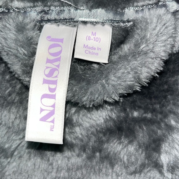 Joyspun Fluffy Plush Robe Pockets Medium Cozy Blanket Robe - Picture 4 of 5